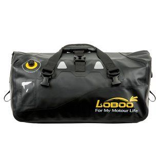 Мото сумка Loboo PVC Tail Bag 66л чорна BWB66P02Black фото