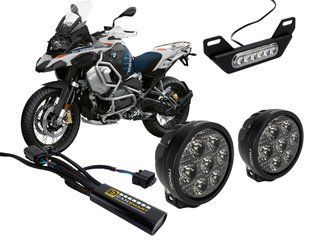 Комплект освітлення DENALI D7, B6 та Cansmart&trade; для BMW R1250GS, GSA, RT, RS, R та більшості моделей R1200 DNL.07.KIT.001 фото