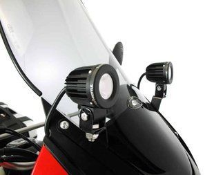 Крепление дальнего света Denali - Kawasaki KLR650E '08-'18 (верхнее крепление) TWT.LAH.08.003.100 фото